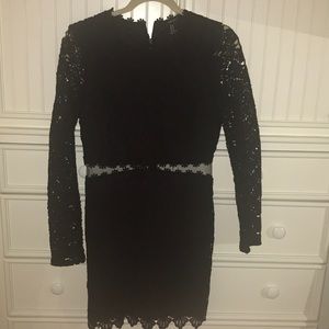 Beautiful black lace formal dress